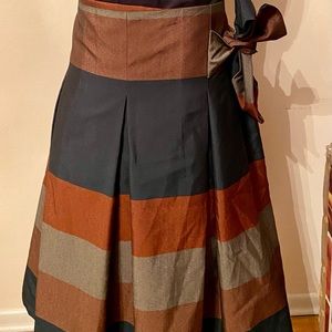 A Line Pleated Skirt